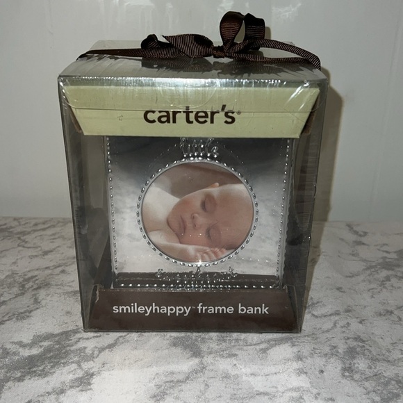 Carters Smiley Happy Frame Bank NIB - Picture 3 of 5